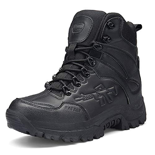 Blueskyli Wanderschuhe Herren Trekkingschuhe Wasserdicht Leicht Outdoor Kampfstiefel Wanderstiefel Gr.39-46 von Blueskyli