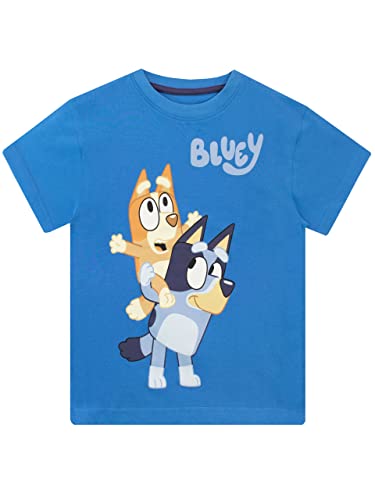 Bluey Jungen T-Shirt Blau 104 von Bluey