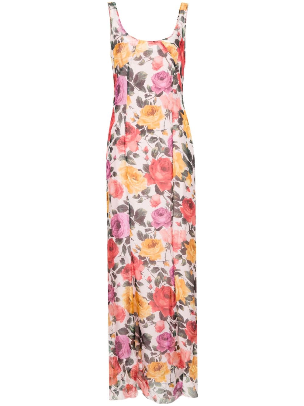 Blugirl Maxikleid mit Blumen-Print - Rosa von Blugirl