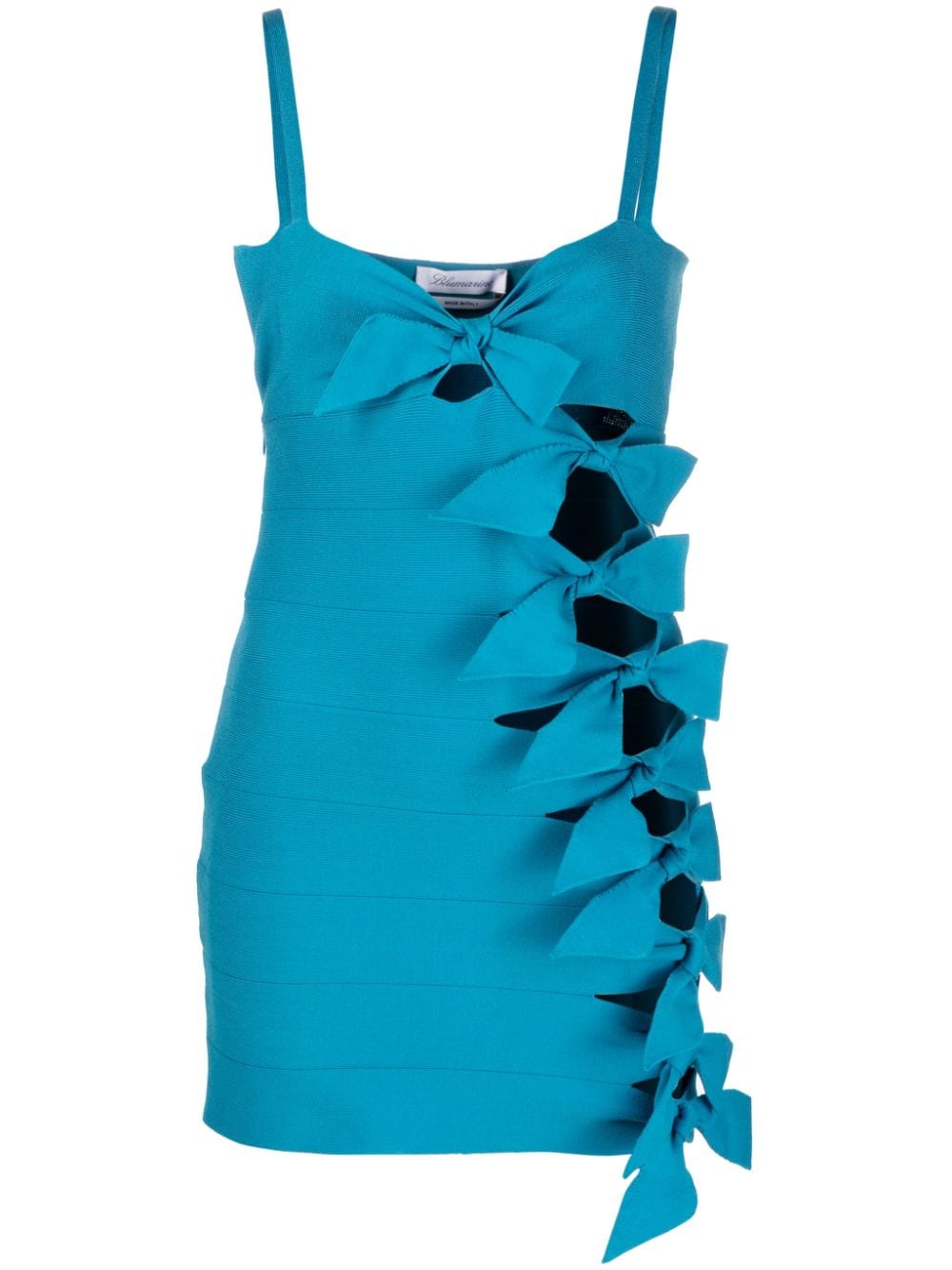 Blumarine Minikleid mit Schleife - Blau von Blumarine