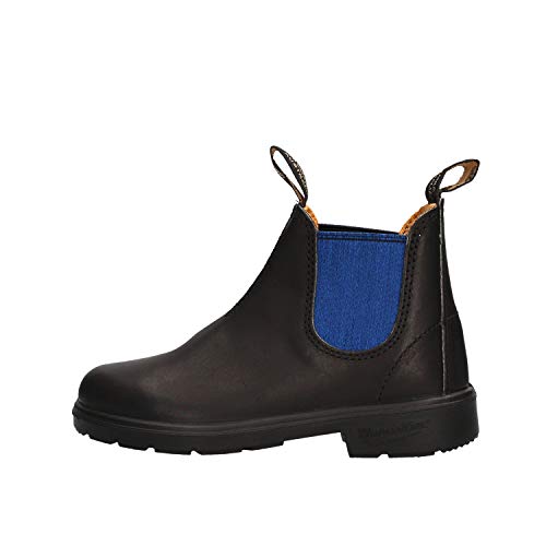 BLUNDSTONE Jungen Unisex Kinder Kid's Blunnies Chelsea Boot, Black/Blue, 29 EU von Blundstone