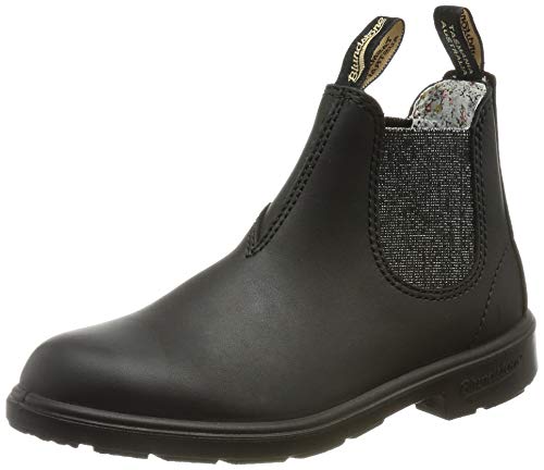 BLUNDSTONE Kids Series Chelsea Boot, Black/Silver Glitter, 32 EU (13 AUS/UK = 32 EU) von Blundstone