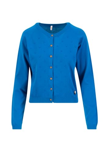 Blutsgeschwister Cardigan Knot Hop, Funny Bugs Blue Knit, blau, M von Blutsgeschwister