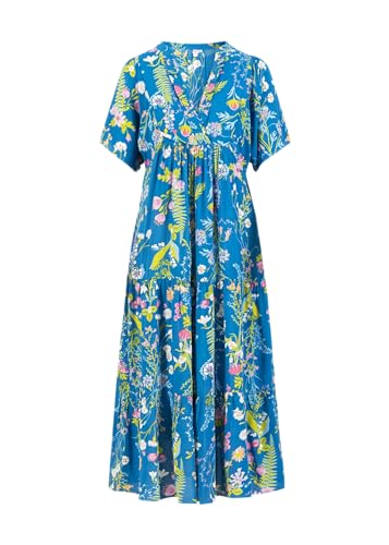 Blutsgeschwister Sommerkleid Saint Tropen, Greek Midsummer Night`sdream, blau, S von Blutsgeschwister