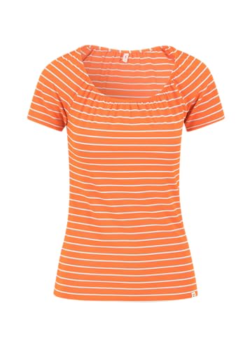 Blutsgeschwister T-Shirt Vintage Heart, Delightful Stripes, orange, S von Blutsgeschwister