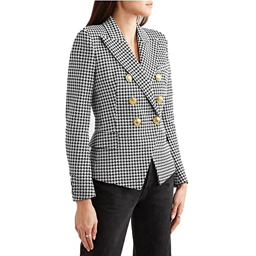 Boapond Damen Business Freizeit Casual Blazer Business Jacke Anzugjacke Elegant Blazer Lang Basic Blazer Businessjacke Mantel Coat Kurz Mantel Anzüge Bolero Vintage Blazer von Boapond