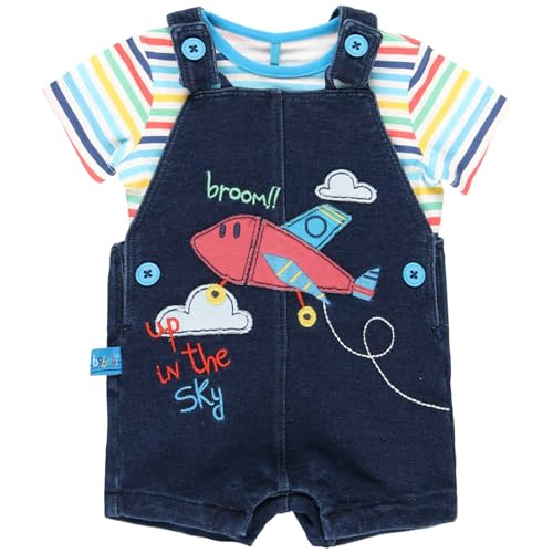 Boboli Baby Jungen Tuttifrutti Road 2-Teiler Latzhose kurz-86 - Babymode : Baby - Jungen von Boboli