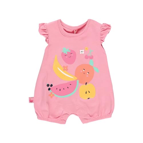 Boboli Baby-Strampler für Mädchen, 100 % Baumwolle, organisch, Kurzarm, Strampler für Sommer, Schlafanzug, Geschenkkleidung, für Babys von 0 Monaten bis 18 Monaten, Petunie, 86 von Boboli