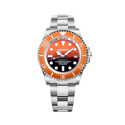 Bobroff Herren Analog-Digital Automatic Uhr mit Armband S0375337 von Bobroff