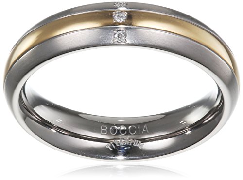Boccia Damen-Ring Titan Mehrfarbig Gr. 53 (16.9) - 0131-0453 von Boccia