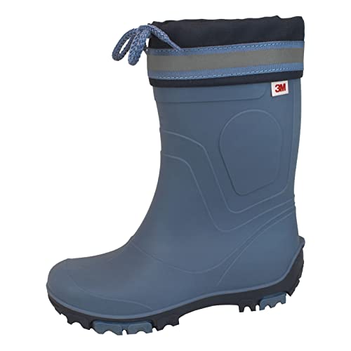 Bockstiegel Bente hellgrün/dk-grau Jungen Gummistiefel, Größe:24/25 EU von Bockstiegel