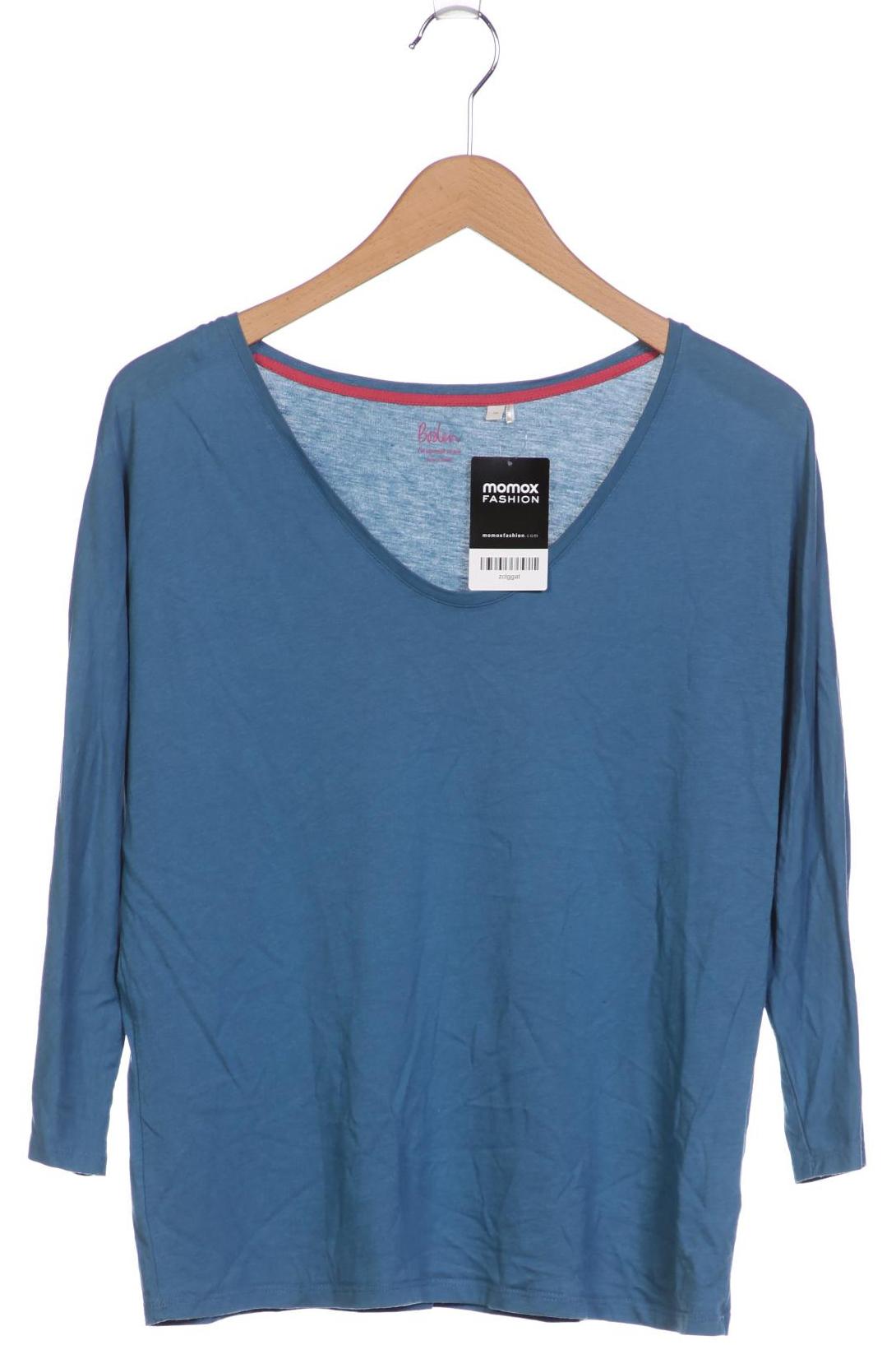 Boden Damen Langarmshirt, blau, Gr. 38 von Boden