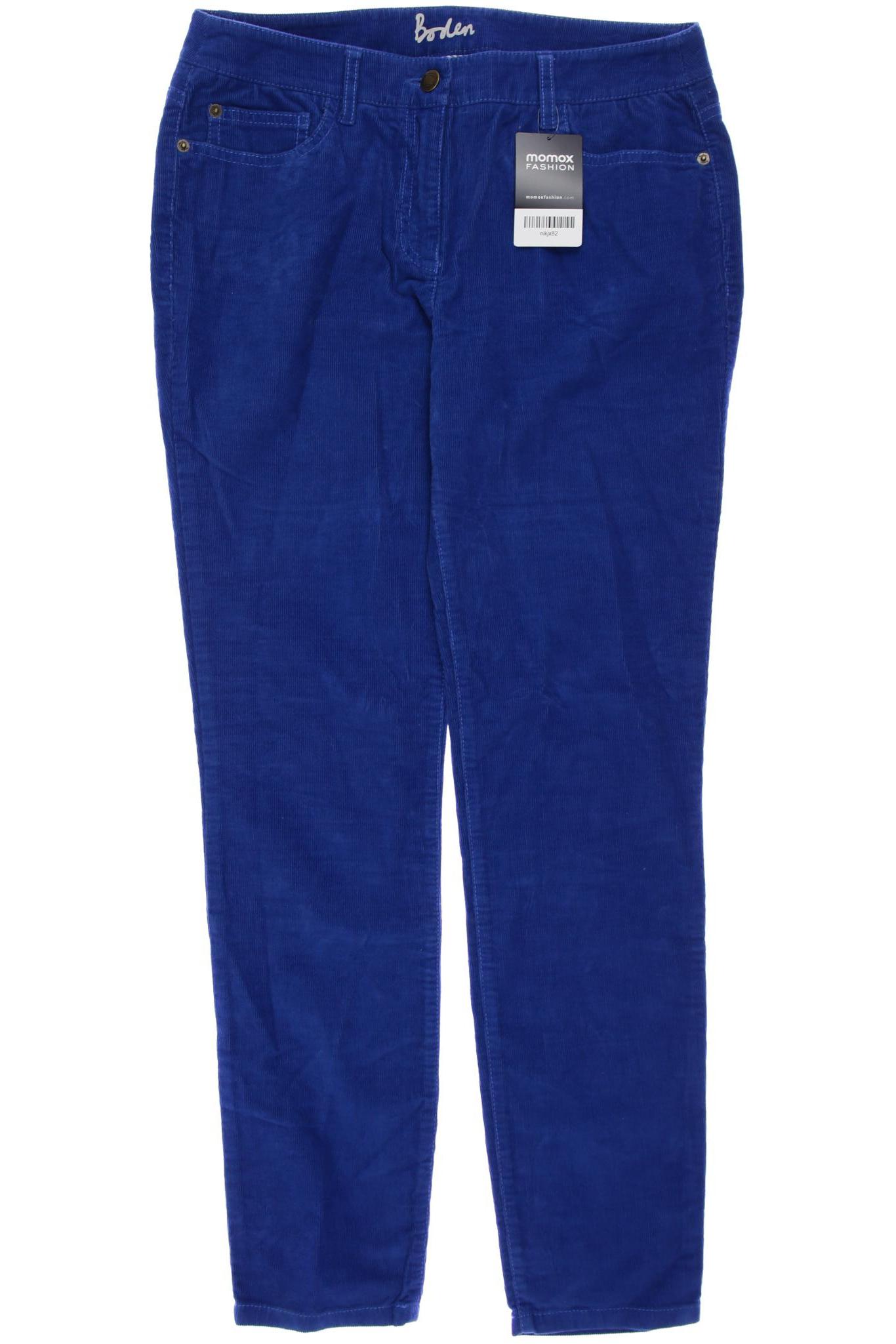 Boden Damen Stoffhose, blau, Gr. 38 von Boden