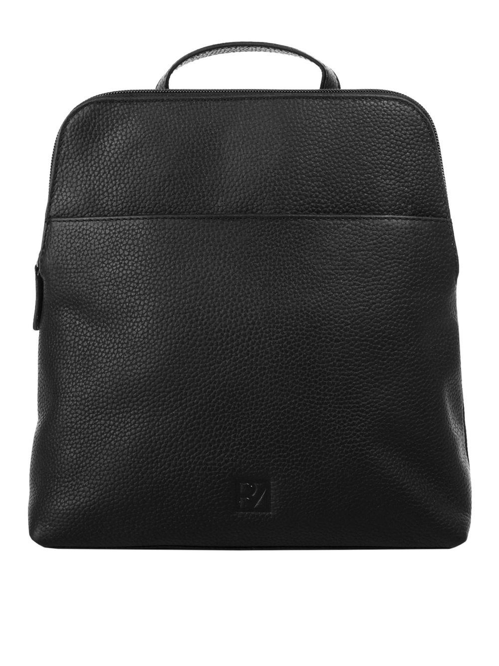 Bodenschatz Rucksack Damen Leder, schwarz von Bodenschatz