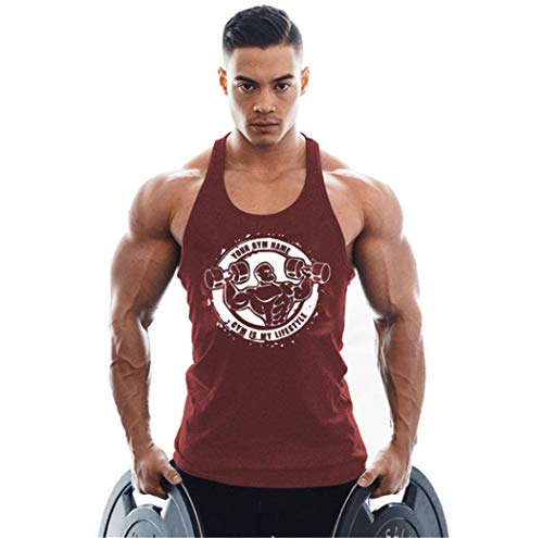 Herren Bodybuilding Stringer Tank Top Weight-Training für Training Gym Fitness & Bodybuilding von BodyGo