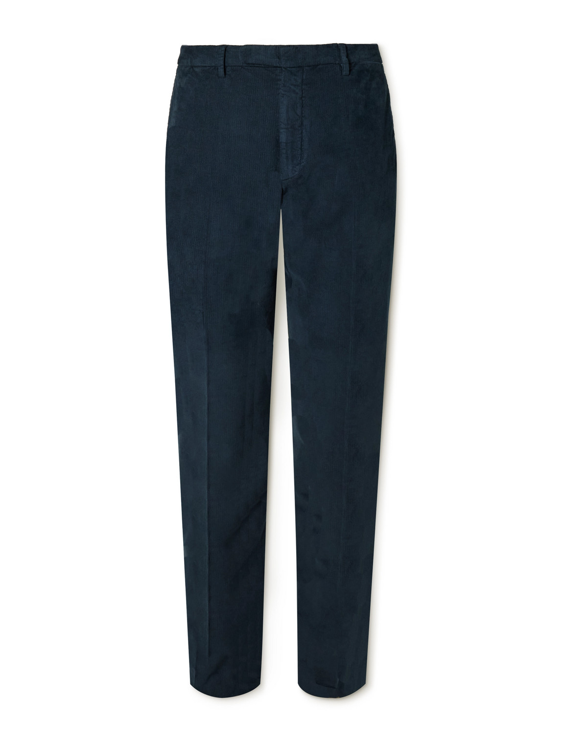 Boglioli - Slim-Fit Garment-Dyed Cotton-Blend Corduroy Suit Trousers - Men - Blue - IT 54 von Boglioli