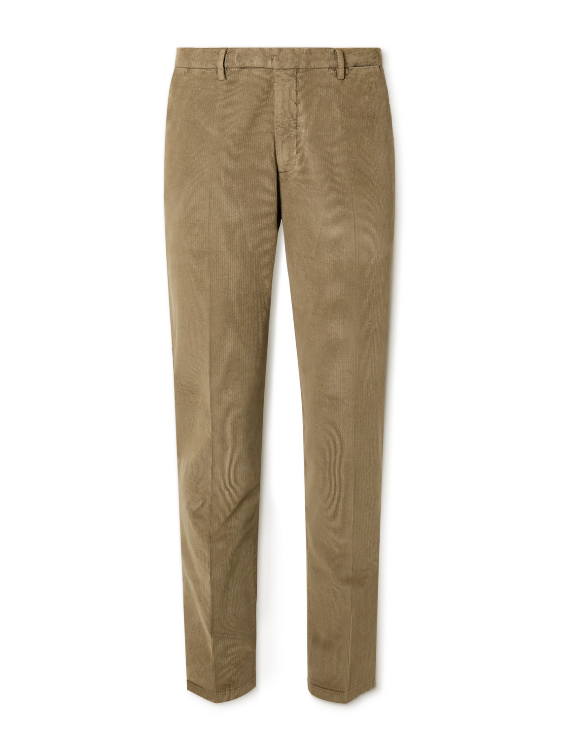 Boglioli - Slim-Fit Stretch-Cotton and Modal-Blend Corduroy Trousers - Men - Brown - IT 50 von Boglioli