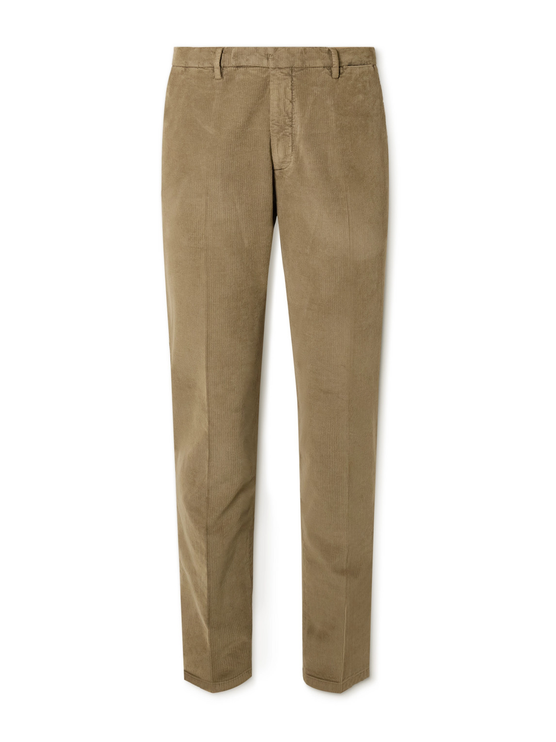 Boglioli - Slim-Fit Stretch-Cotton and Modal-Blend Corduroy Trousers - Men - Brown - IT 56 von Boglioli