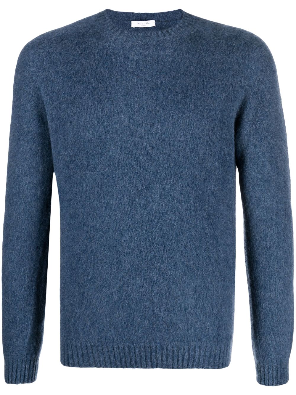 Boglioli Pullover mit rundem Ausschnitt - Blau von Boglioli