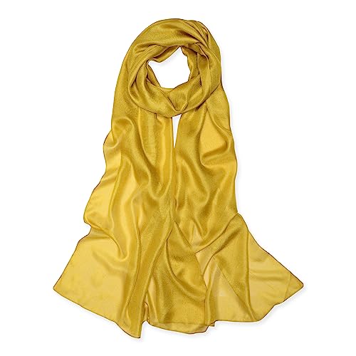 Bolerose Metallic Glitzer Braut Hochzeit Party Abend Schultertuch Pashmina Umhängetuch (Gold, 70CM X 230CM) von Bolerose