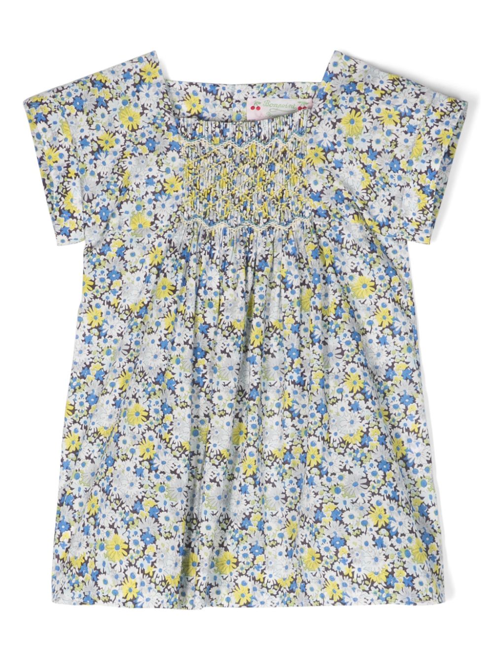 Bonpoint Pays Kleid mit Blumen-Print - Blau von Bonpoint