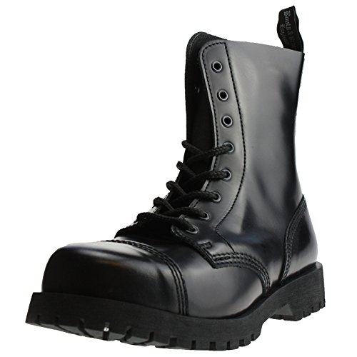 Boots & Braces - 8 Loch Stiefel Rangers Schwarz Größe 45 (UK11) von Boots & Braces