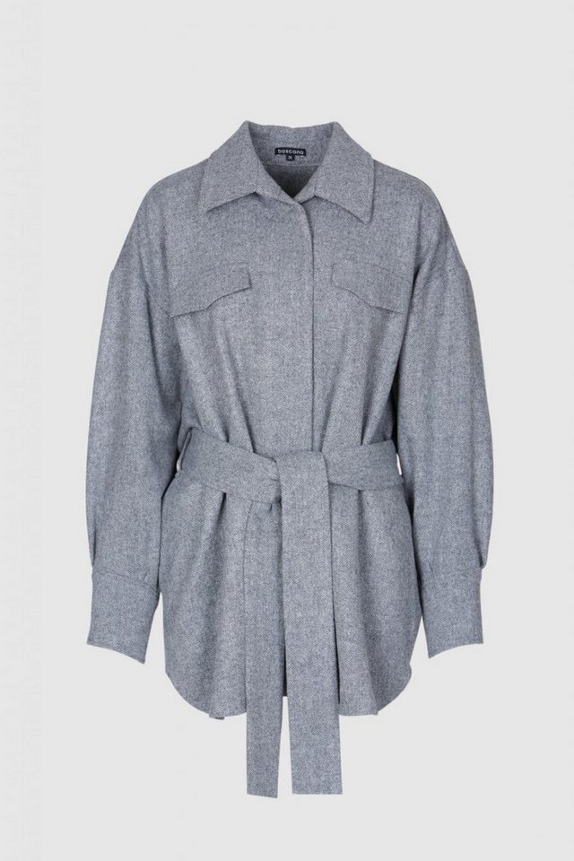 Boscana Wolljacke Jacke aus Wolle in Grau von Boscana