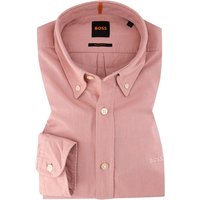 BOSS Orange Herren Hemd rosa Baumwolle von Boss Orange