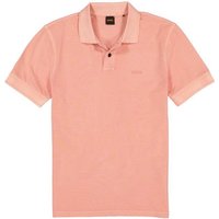 BOSS Orange Herren Polo-Shirt rosa Baumwoll-Piqué von Boss Orange