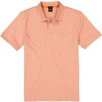 BOSS Orange Herren Polo-Shirt rosa Baumwoll-Piqué von Boss Orange