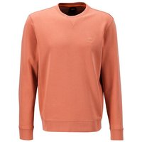 BOSS Orange Herren Sweatshirt rosa Baumwolle unifarben von Boss Orange