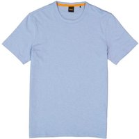 BOSS Orange Herren T-Shirt blau Baumwolle von Boss Orange