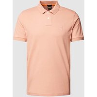 BOSS Orange Slim Fit Poloshirt mit Label-Patch Modell 'Passenger' in Hellrot, Größe XXL von Boss Orange