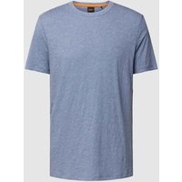 BOSS Orange T-Shirt mit Label-Print in Hellblau, Größe XXL von Boss Orange