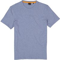 BOSS Orange Herren T-Shirt blau Baumwolle von Boss Orange