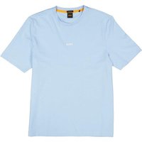 BOSS Orange Herren T-Shirt blau Baumwolle von Boss Orange