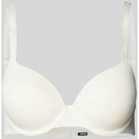 BOSS Schalen-BH in unifarbenem Design Modell 'UNDERWIRE' in Weiss, Größe 75/C von Boss