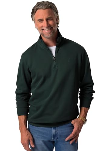 Boston Park Herren große Größen Übergrößen Menswear L-8XL Sweat-Troyer, Zippkragen, bis 84/86 mitternachtsgrün 64+ 833009137-64+ Boston Park Herren große Größen Übergrößen Menswear L-8XL Sweat-Troyer, Zippkragen, bis 84/86 mitternachtsgrün 64+ 833009137-64+ von Boston Park