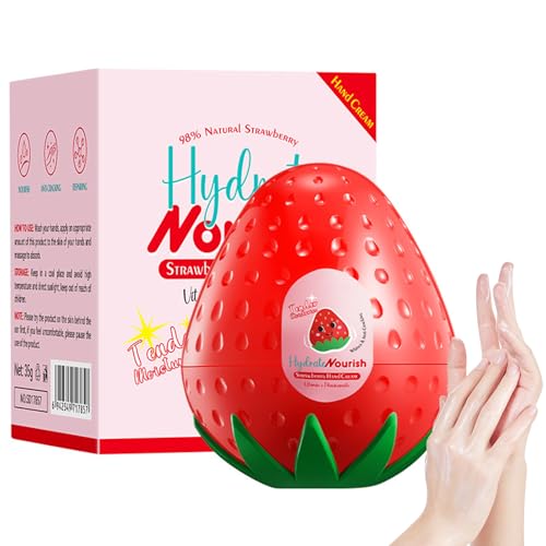 Boxiatil Cosmetics Strawberry Skin Handbalsam - Tiefenregenerierend, Feuchtigkeitsspendend & Schnell Einziehend mit Antioxidantien Acai & Granatapfel - Intensive Pflege für geschmeidige Haut Boxiatil Cosmetics Strawberry Skin Handbalsam - Tiefenregenerierend, Feuchtigkeitsspendend & Schnell Einziehend mit Antioxidantien Acai & Granatapfel - Intensive Pflege für geschmeidige Haut von Boxiatil