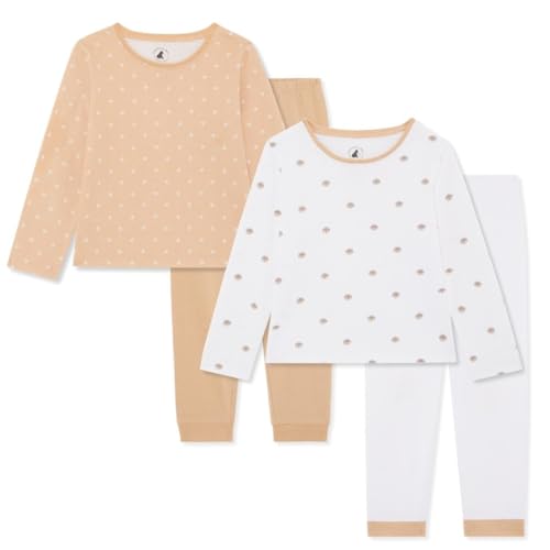 Bramble & Bear (2er-Pack) Langarm-Pyjamas für Kinder und Kleinkinder – sanftes Pyjama-Set aus Bio-Baumwolle für Kinder im Alter von 2 bis 10 Jahren – bequeme, gemütliche, weiche Unisex Schlafanzüge von Bramble & Bear