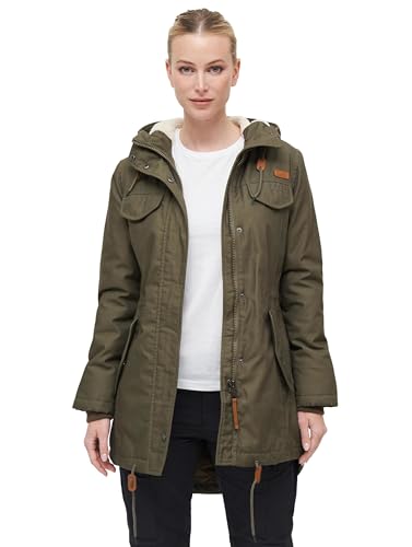 Brandit Ladies Marsh Lake Parka, Olix, Größe XS von Brandit