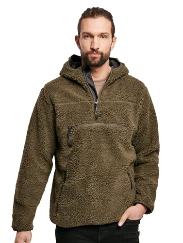 Brandit Teddyfleece Worker Pullover olive Gr. 3XL von Brandit