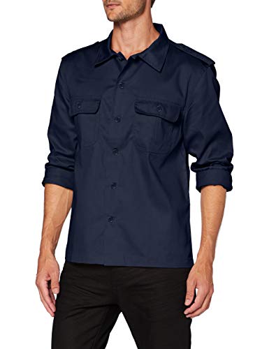 Brandit US Hemd Langarm Navy - XL von Brandit