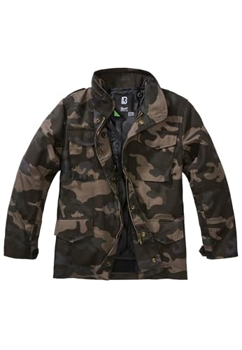 Brandit Unisex Kinder Kids M65 Standard Jacket Jacke, Darkcamo, 146-152 von Brandit