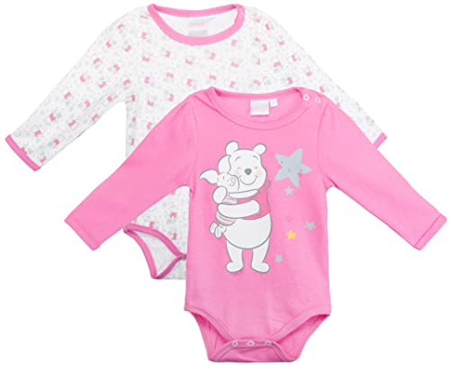 Brandsseller Baby Body Langarm Strampler |2er Set | Mit Motiven im Stil von Winnie Pooh von Brandsseller