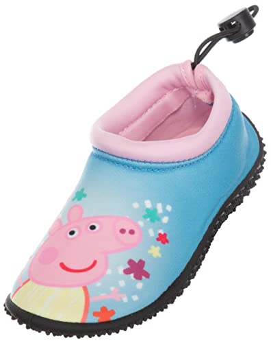 Brandsseller Kinder Badeschuhe Wasserschuhe Aquaschuhe mit Motiven im Stil von Peppa Pig von Brandsseller