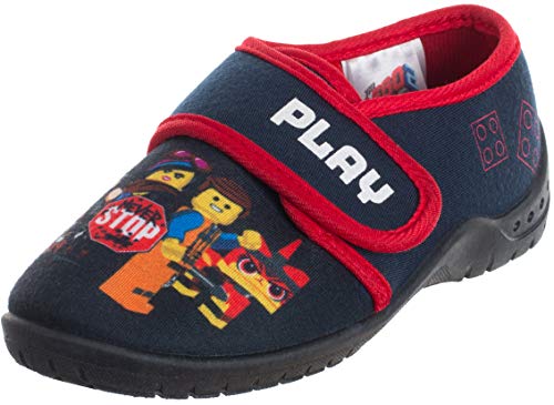 Brandsseller Play Movie Kinder Hausschuh Spielschuh - Never Stop Blau 25/26 von Brandsseller