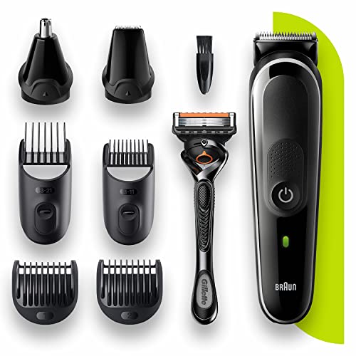 Braun MGK 5360 Herren Pflegeset 8 in 1 Shaper + Gillette Geschenk von Braun