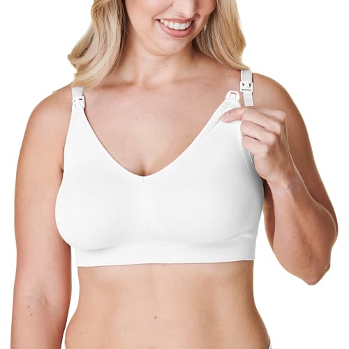 Bravado Designs Body Silk Seamless Still-BH zum Stillen, drahtloser Mutterschafts-BH, Lily White, XXL Bravado Designs Body Silk Seamless Still-BH zum Stillen, drahtloser Mutterschafts-BH, Lily White, XXL von Bravado Designs