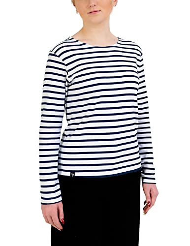 Breizh Ocean - Matrosenhemd GUER, dick gestreiftes T-Shirt aus Bio-Baumwolle – gemischt, Mann oder Frau – XS bis 4XL von Breizh Ocean